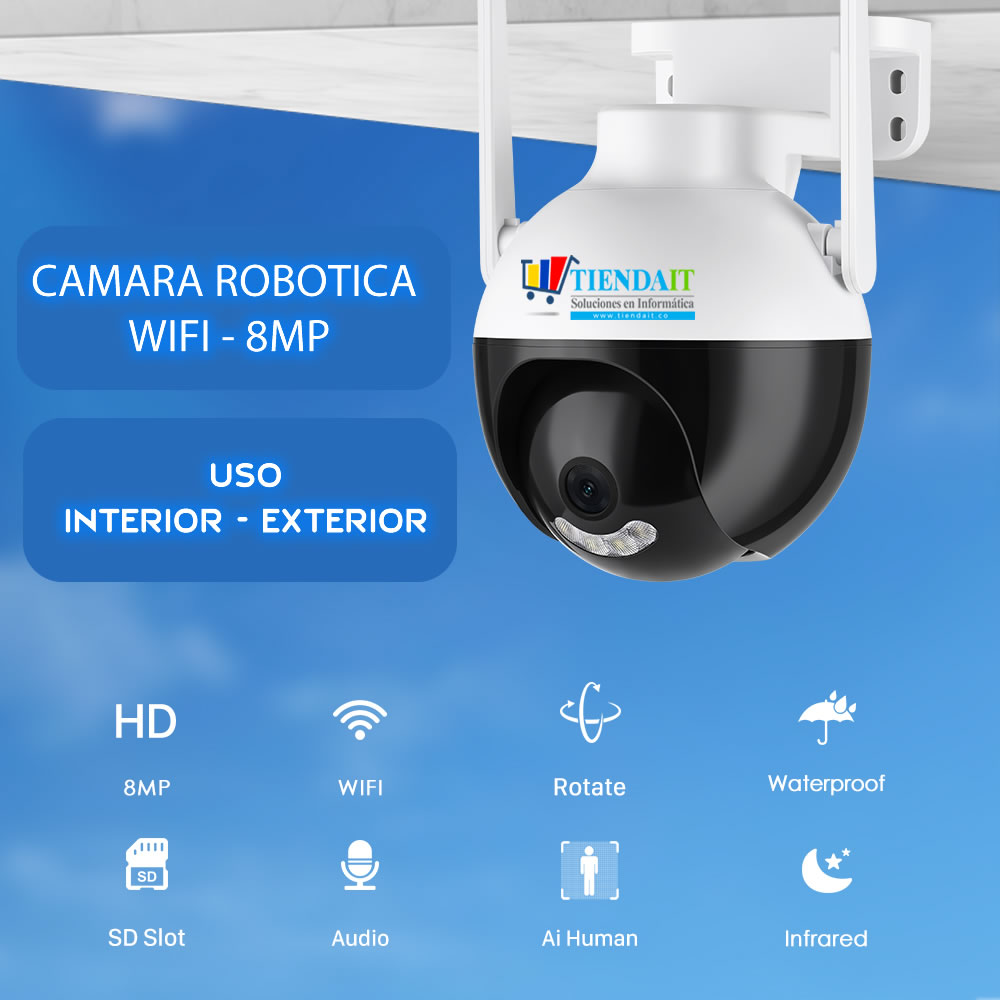 Camara Robotica Wifi 8mp