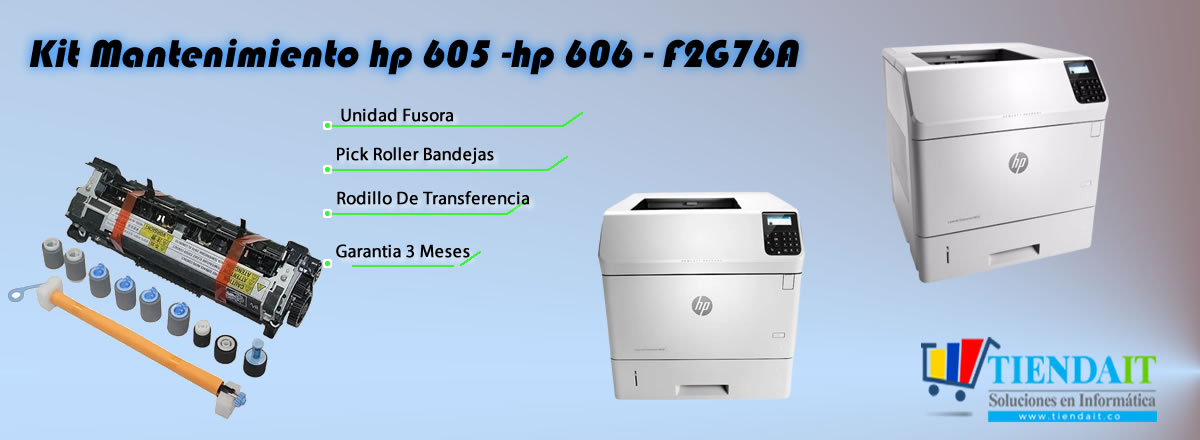 Kit Mantenimiento hp 605 hp 606 f2g76a